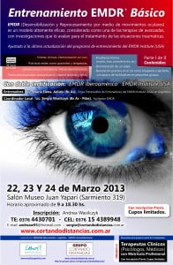 afiche Entrenamiento EMDR marzo 2013