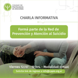 Charla Informativa “Red de Prevención y Atención al Suicidio”