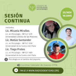 Sesión Continua en Radio Identidad