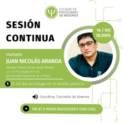 Sesión Continua en Radio Identidad